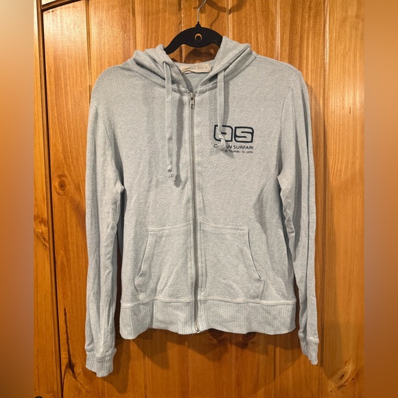 Ocean Safari Zip Hoodie- light blue - Picture 2 of 5